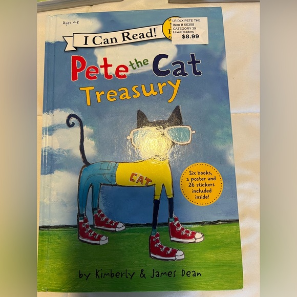 Kids Reading Books 3 in set Disney, Nick Jr., Pete the Cat - Picture 4 of 4